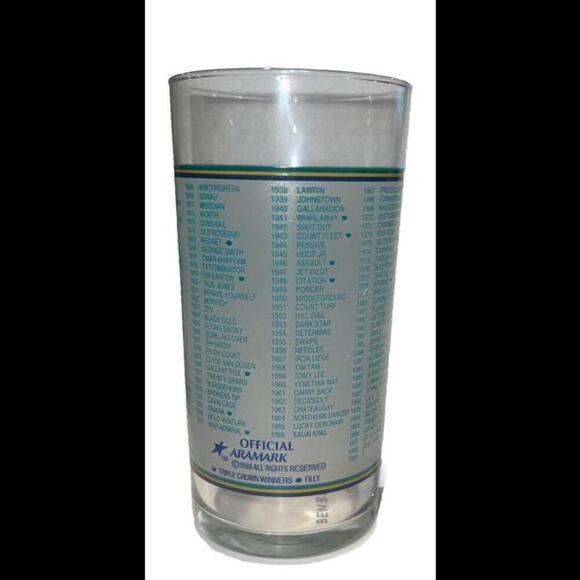 125th Kentucky Derby Churchill Downs Mint Julep Drinking Glass 1999 - 5 Inches - Picture 2 of 2